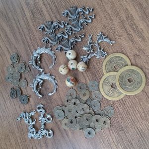 Assortment of Pendants, Charms, and Focal Beads